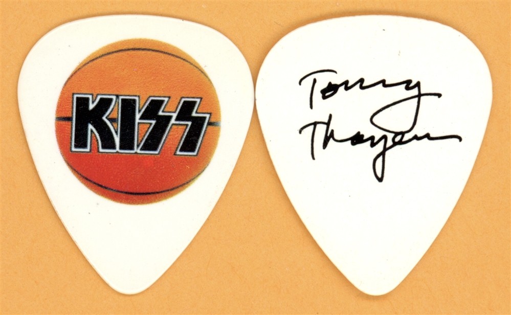 KISS Tommy Thayer Vintage Guitar Pick - 2012 NCAA Big Dance Tour