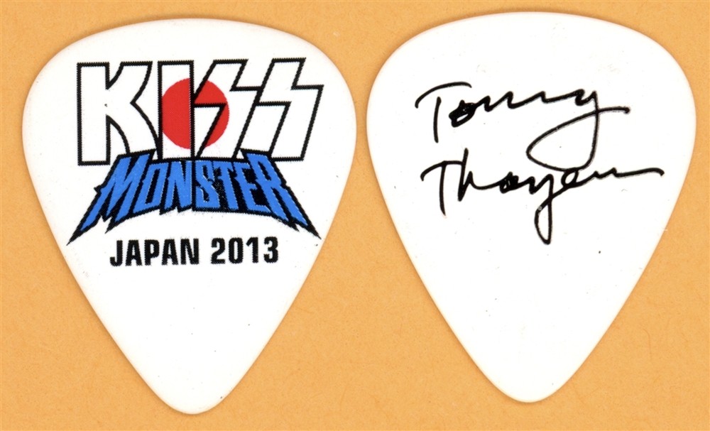 KISS Tommy Thayer Vintage Guitar Pick - 2013 Japan Monster Tour