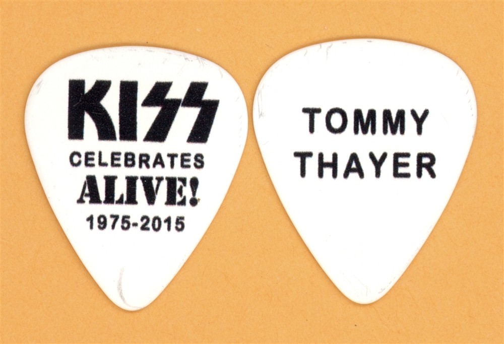 KISS Tommy Thayer Vintage Guitar Pick - 2015 KISS KRUISE Alive V Tour