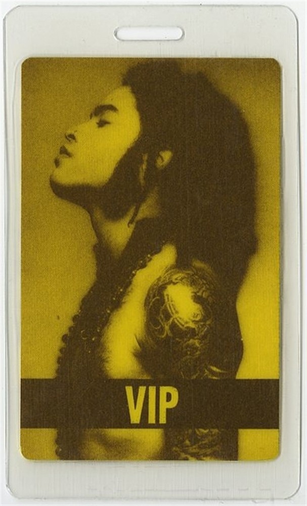 Lenny Kravitz 1991 Mama Said Concert Tour VIP Laminated Backstage Pass