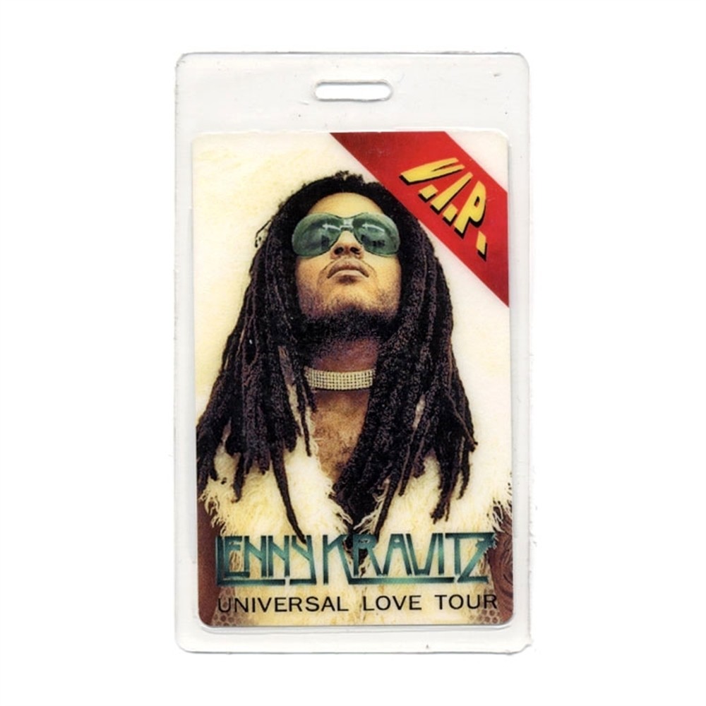 Lenny Kravitz 1993 Concert Laminate Backstage Pass Universal Love Tour