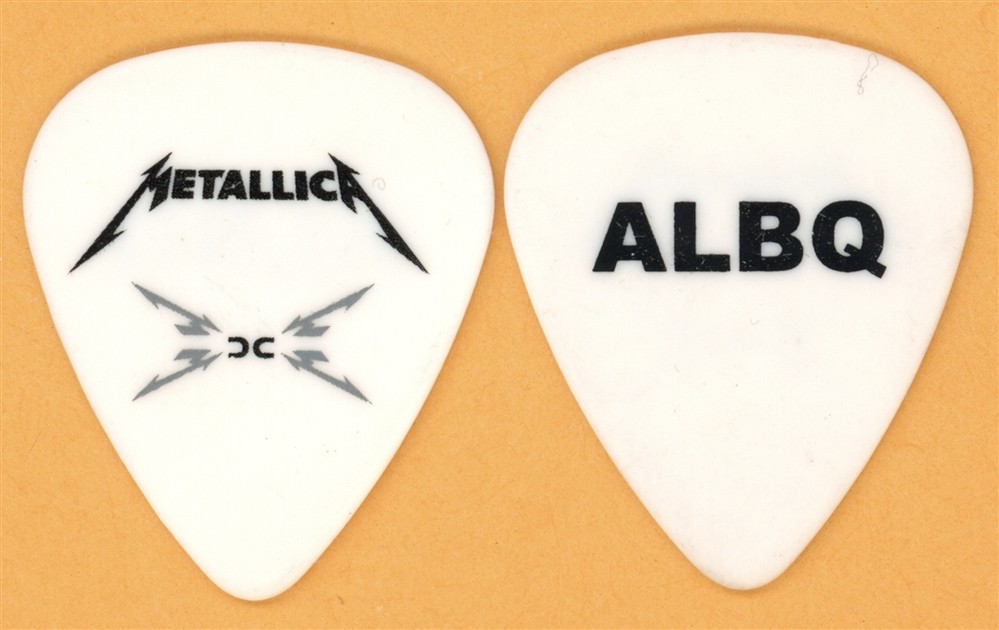 Metallica Albuquerque Vintage Guitar Pick - 2008 Death Magnetic Tour