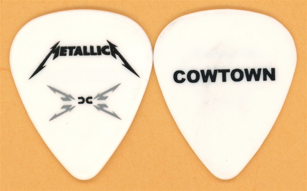 Metallica Calgary Cowtown Vintage Guitar Pick - 2008 Death Magnetic Tour