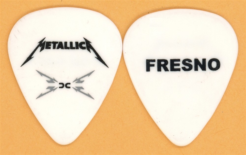 Metallica Fresno Vintage Guitar Pick - 2008 Death Magnetic Tour