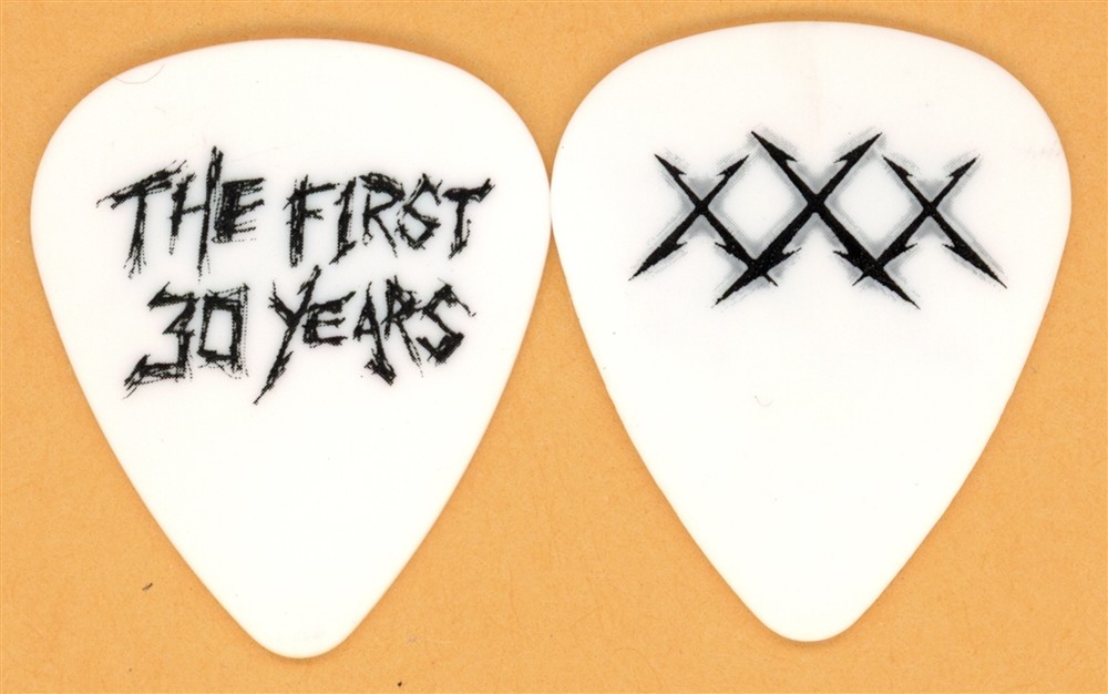 Metallica James Hetfield Vintage Guitar Pick - 2011 XXX 30th Anniversary Tour