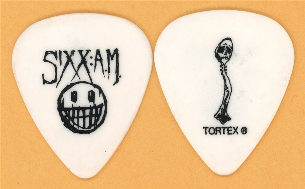 Motley Crue Sixx AM Nikki Sixx Vintage Guitar Pick - 2008 Cruefest Tour