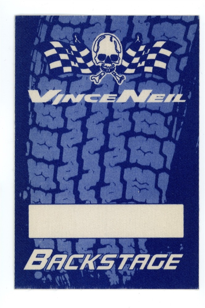 Motley Crue Vince Neil Concert Tour Backstage Pass