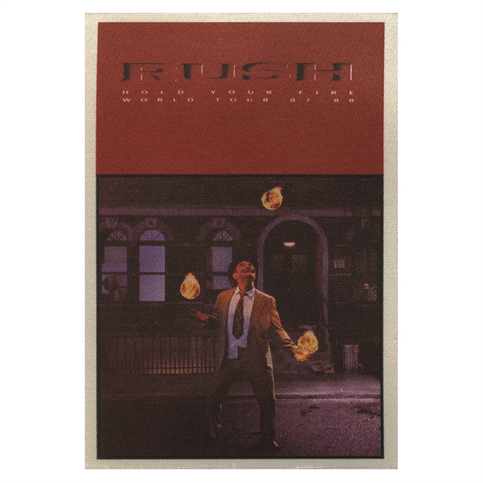 Rush 1987 Hold Your Fire Concert Tour All Access Backstage Pass