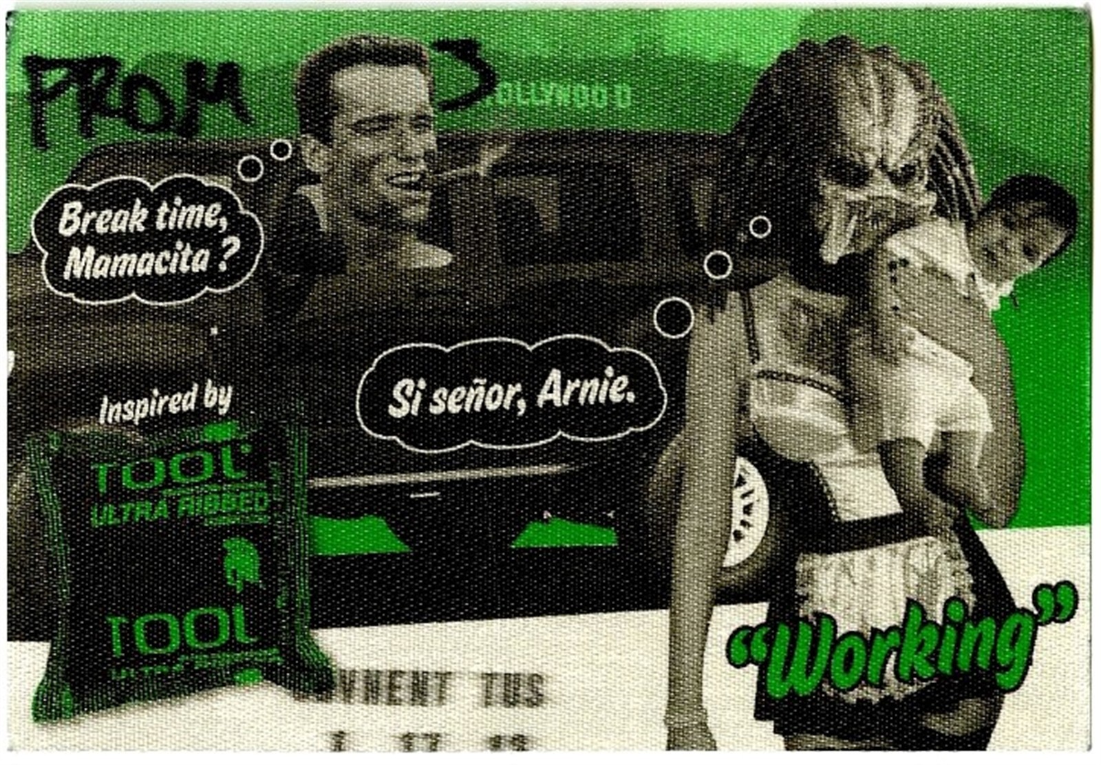 Tool 2012 Concert Tour Working Crew Backstage Pass