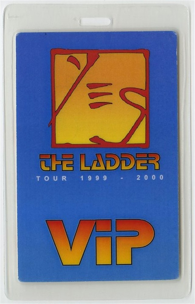 Yes 1999 The Ladder Concert Tour VIP Laminated Backstage Pass
