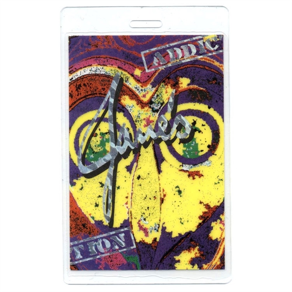 Jane's Addiction 2002-2003 Concert Tour Laminate Backstage Pass Purple