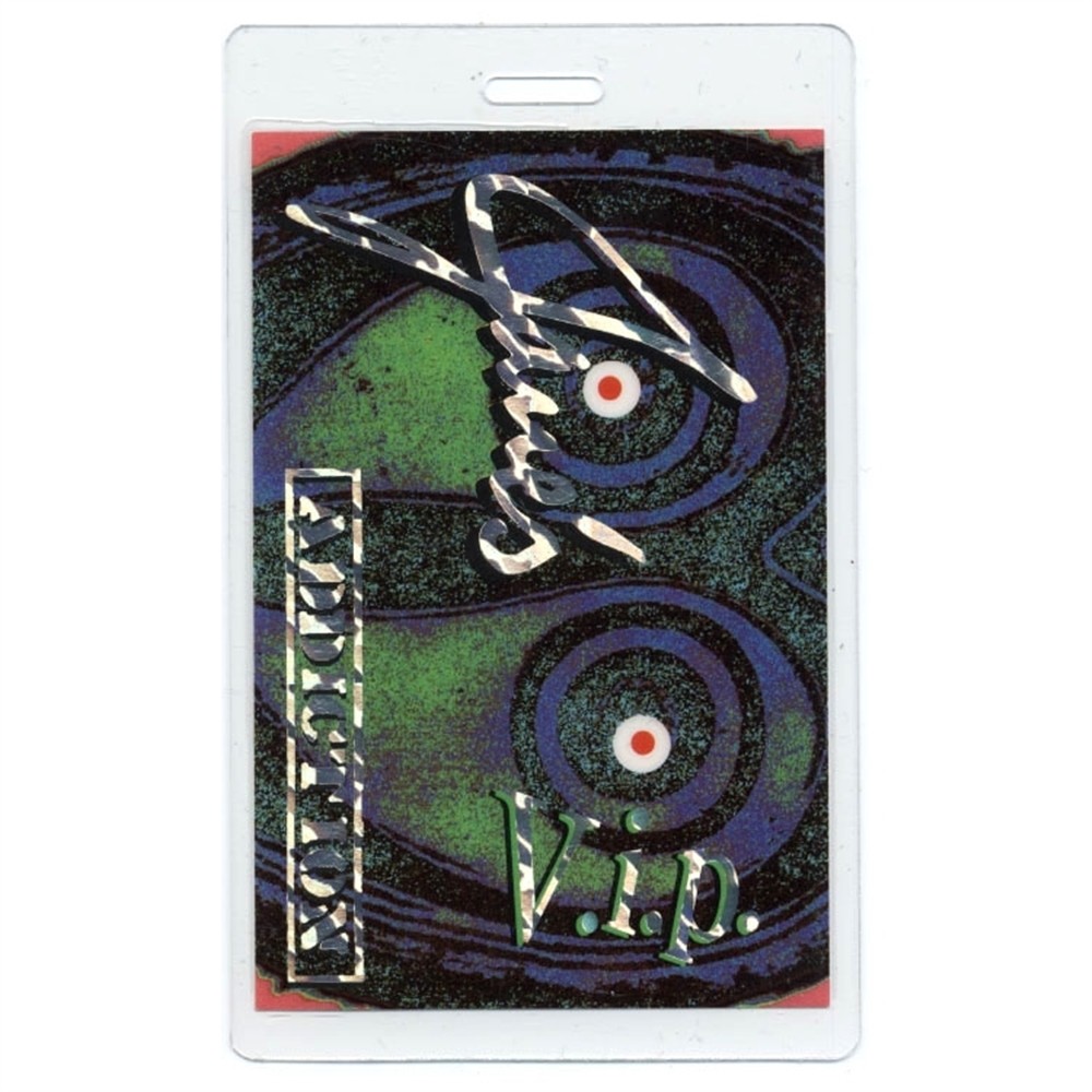 Jane's Addiction 2002 Concert Tour VIP Foil Laminated Backstage Pass