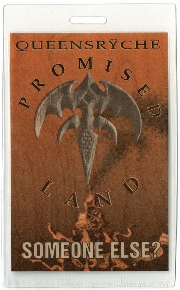 Queensryche 1994 Concert Laminated Backstage Pass Promised Land Tour