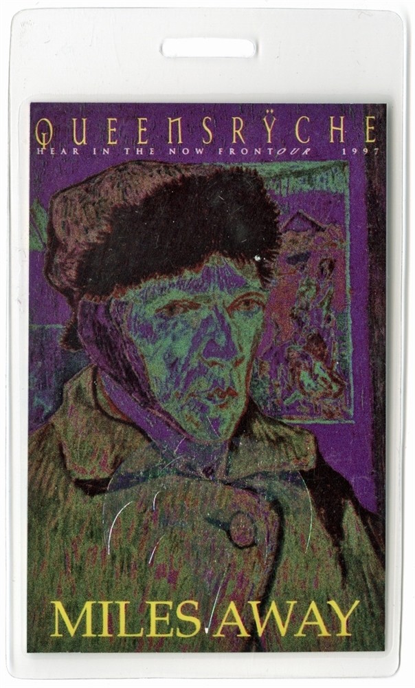 Queensryche 1997 Laminated Backstage Pass Hear in the Now FronTour