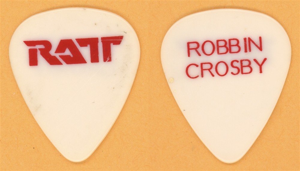 RATT Robin Crosby Vintage Guitar Pick - 1984 Out of the Cellar Tour