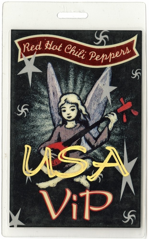 Red Hot Chili Peppers 1995 Laminate Backstage Pass One Hot Minute Tour