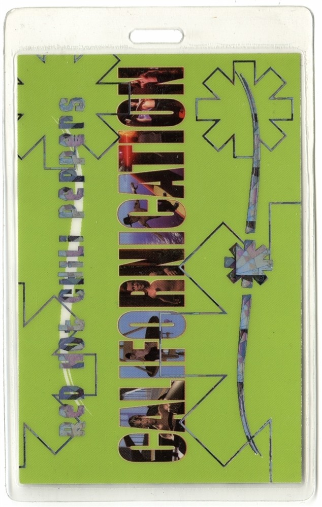 Red Hot Chili Peppers 1999 Laminate Backstage Pass Californication Tour