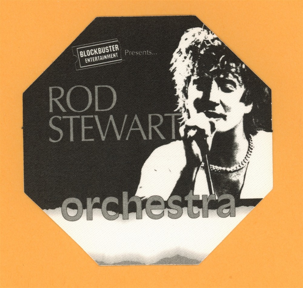 Rod Stewart 1994 A Night to Remember Concert Tour Orchestra Backstage Pass