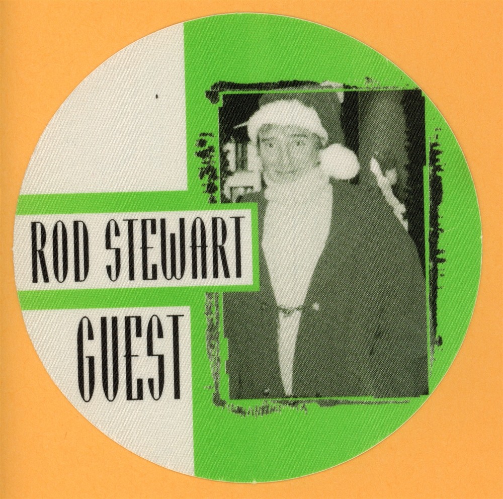 Rod Stewart 1999 All Rod All Night Concer Tour Guest Backstage Pass