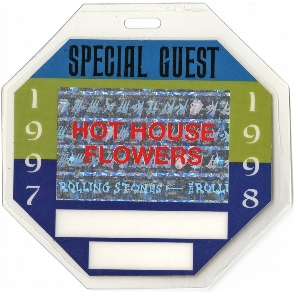 Rolling Stones 1997 Laminated Backstage Pass Bridges to Babylon Tour
