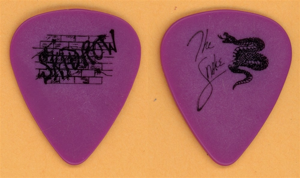 Skid Row Dave Snake Sabo Vintage Guitar Pick - 1989 Skid Row Tour - Brick Wall