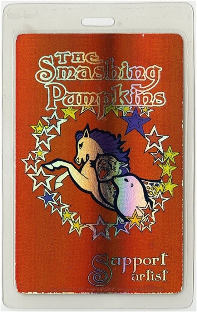 Smashing Pumpkins 2010 Concert Tour Laminated Backstage Pass