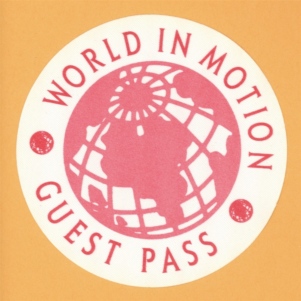 Jackson Browne 1989 World in Motion Concert Tour GUEST Backstage Pass