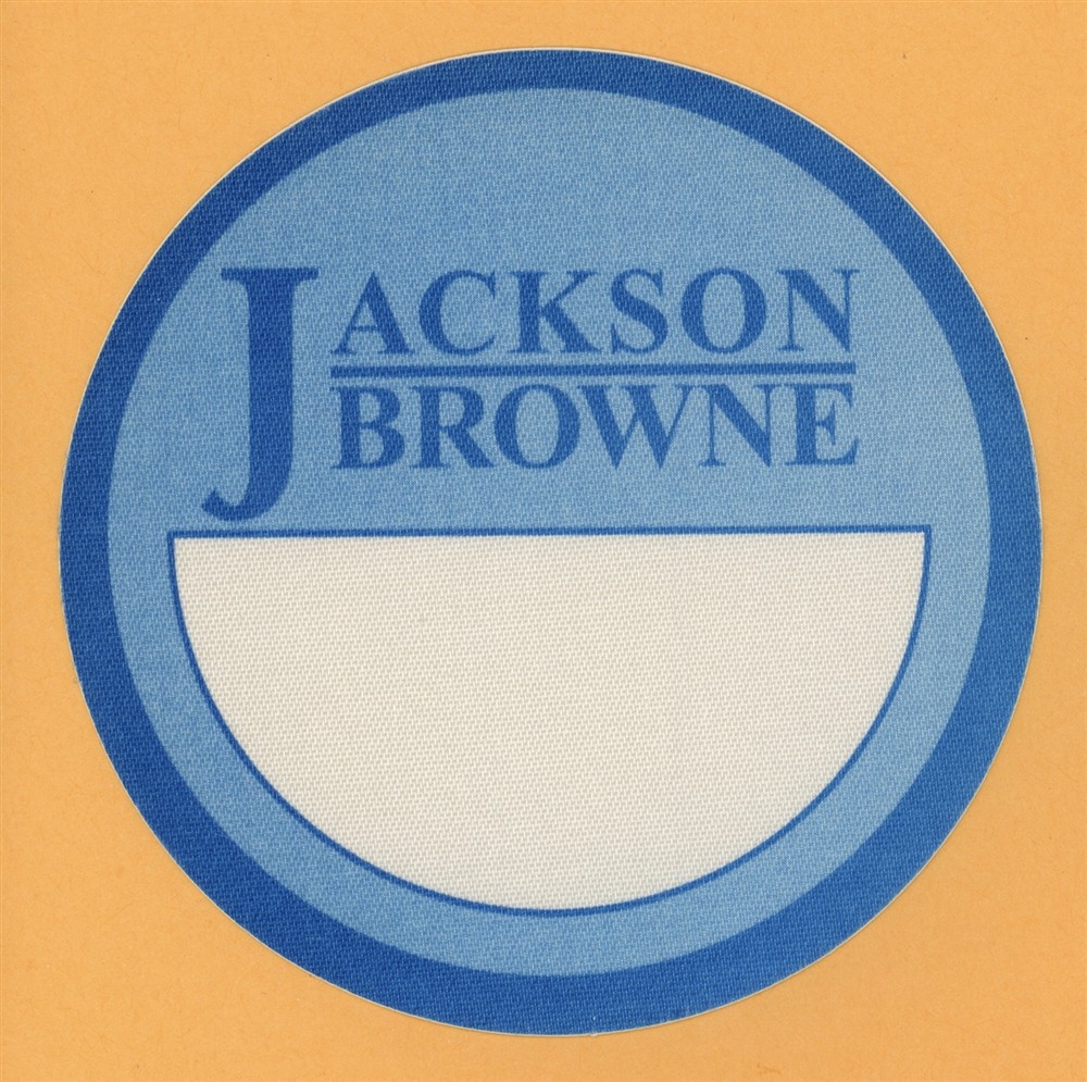 Jackson Browne 1994 I'm Alive Concert Tour Backstage Pass