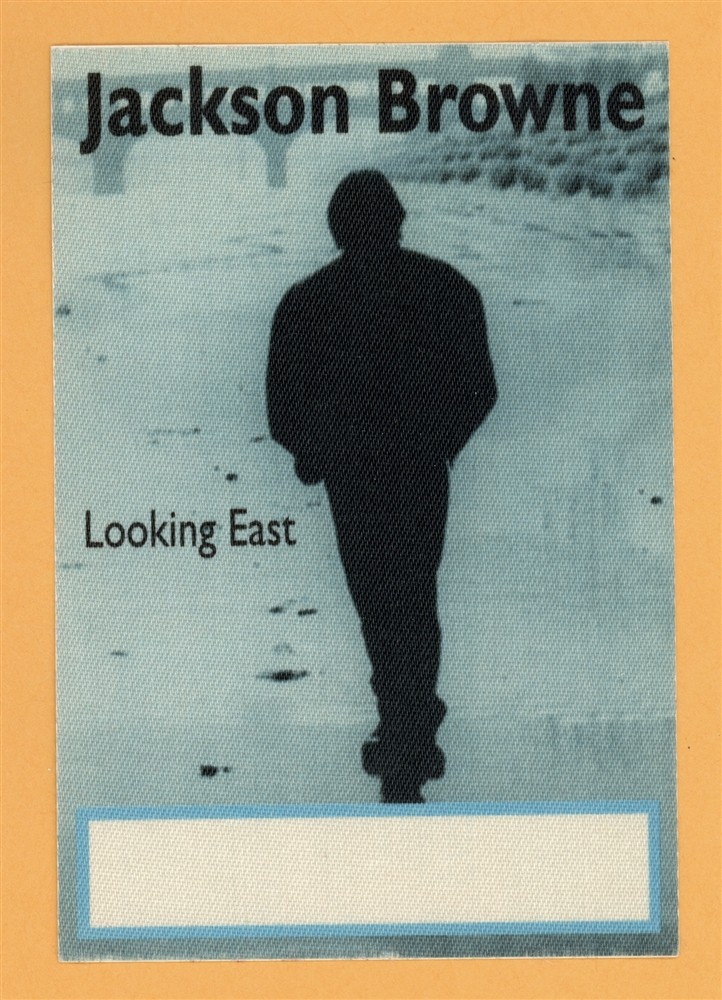Jackson Browne 1996 Looking East Concert Tour WORKING Backstage Pass