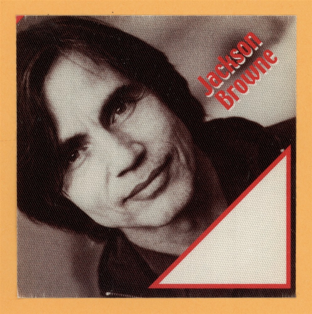 Jackson Browne 2008 Concert Tour GUEST Backstage Pass