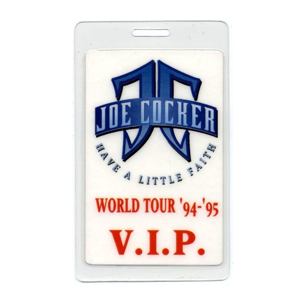 Joe Cocker 1994 Laminated Backstage Pass Have a Little Faith Tour VIP