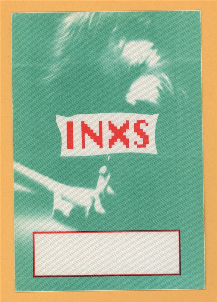 INXS 1992 Welcome to Wherever You Are Concert Tour Guest Backstage Pass