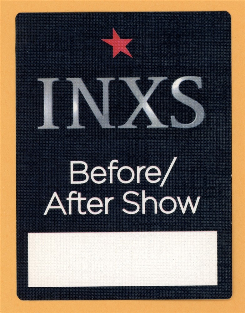INXS 2005 Switch Concert Tour After Show Backstage Pass