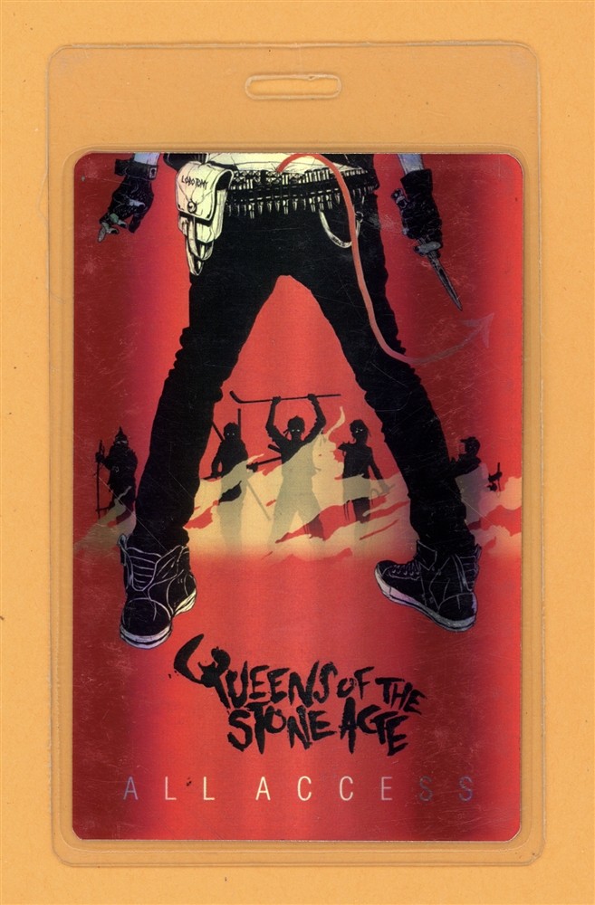 Queens of The Stone Age 2013 ...Like Clockwork Tour AA Laminated Backstage Pass