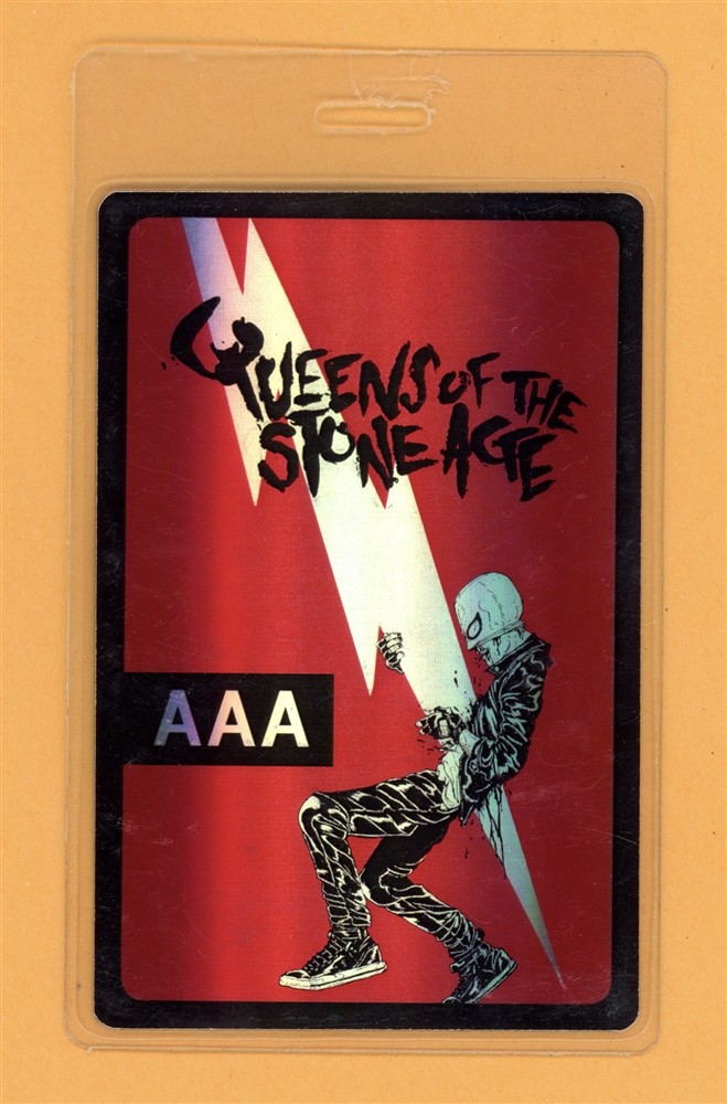 Queens of The Stone Age 2013 ...Like Clockwork Tour AAA Laminated Backstage Pass