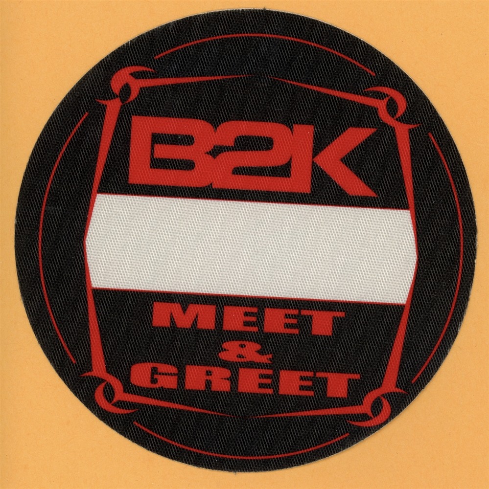 B2K 2002 Concert Tour MEET & GREET Backstage Pass