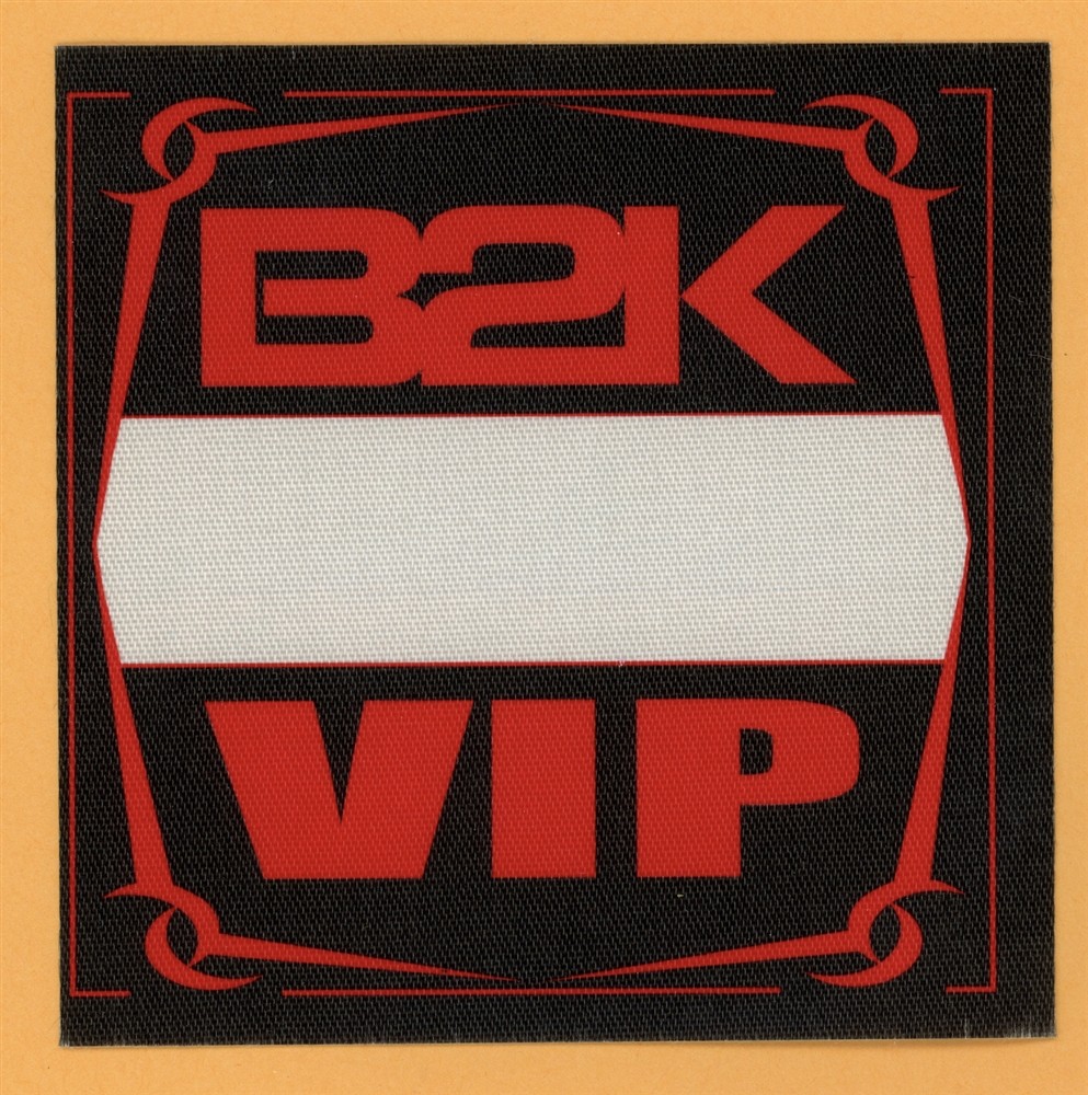 B2K 2002 Concert Tour VIP Backstage Pass