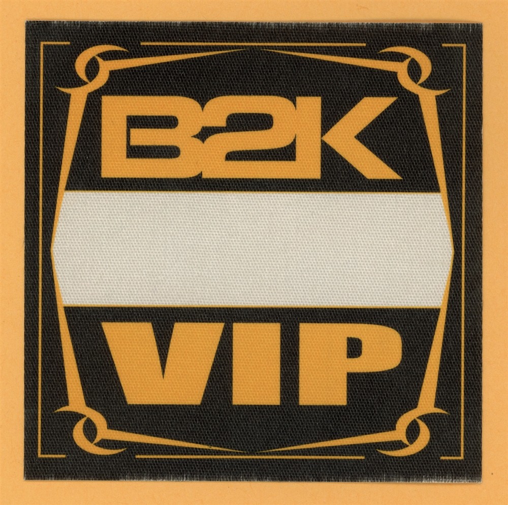 B2K 2002 Concert Tour VIP Backstage Pass