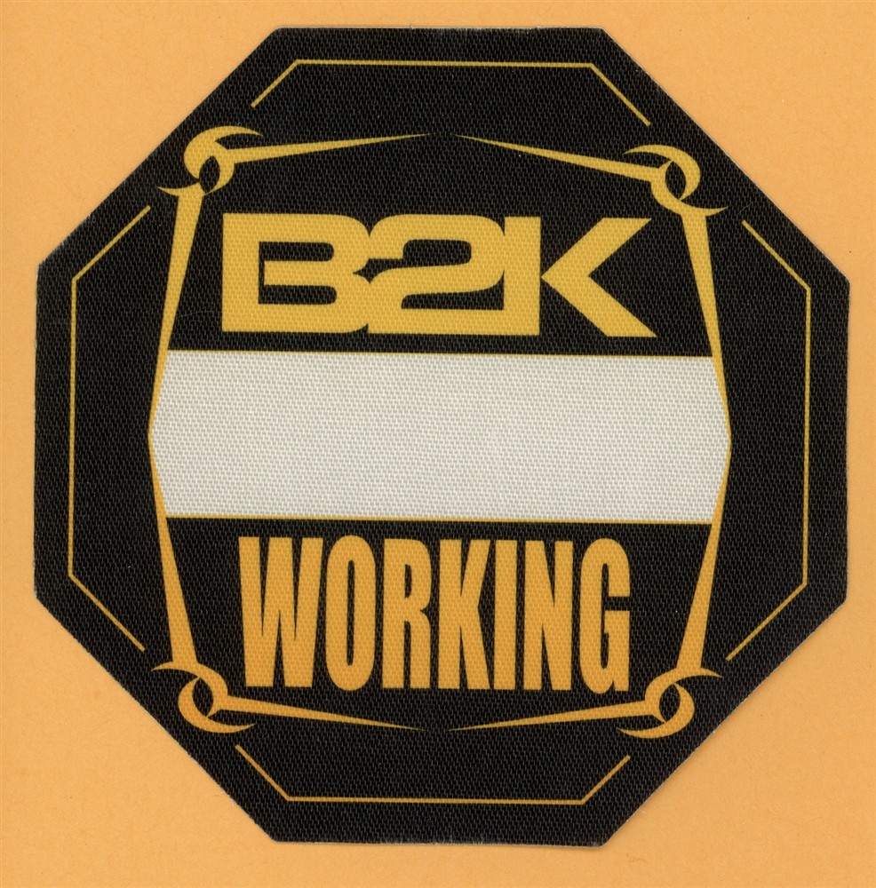 B2K 2002 Concert Tour WORKING Backstage Pass
