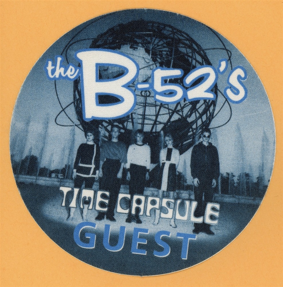 B-52's 1998 Time Capsule Concert Tour GUEST Backstage Pass