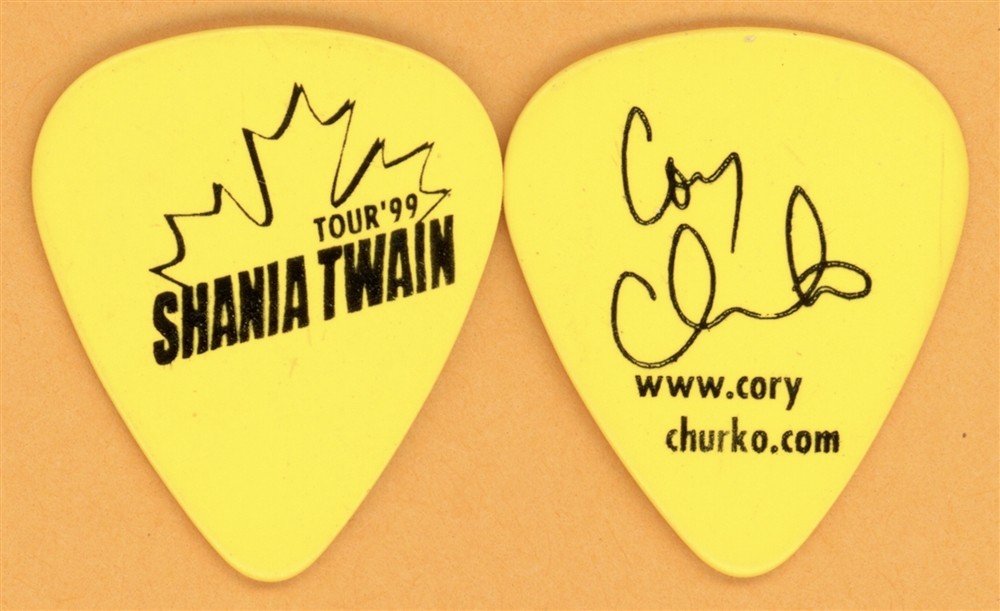 Shania Twain Cory Churko Vintage Guitar Pick - 1999 Come on Over Tour
