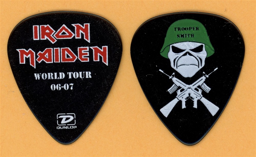 Iron Maiden Adrian Smith Vintage Guitar Pick- 2006 Matter of Life and Death Tour