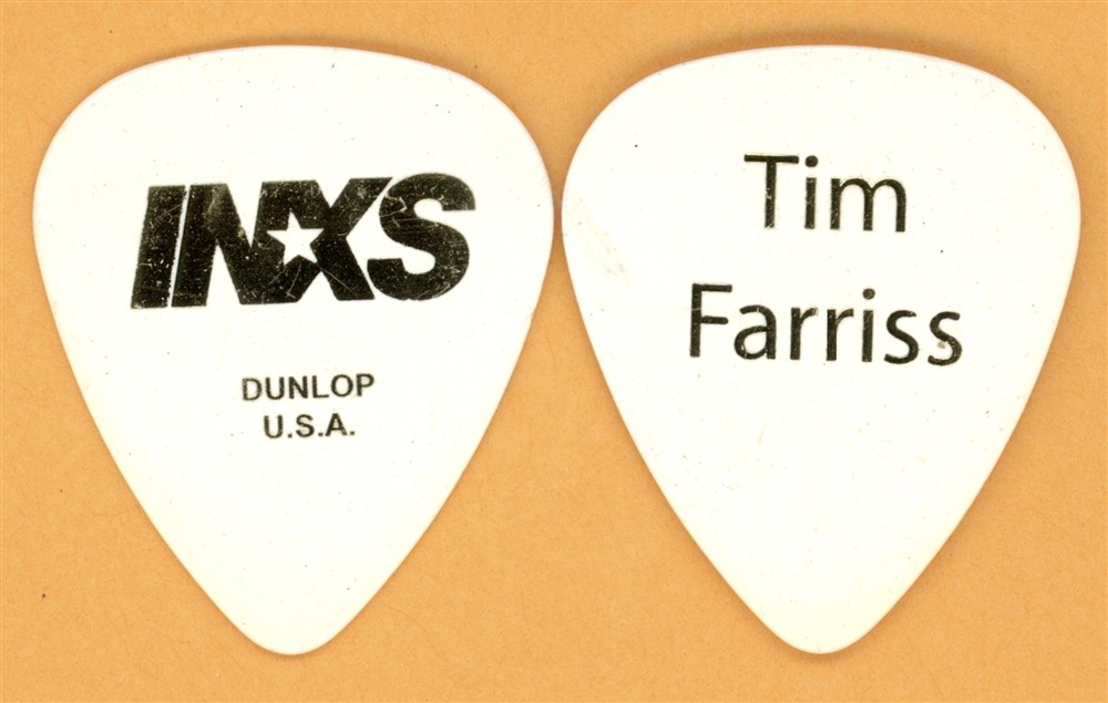 INXS Tim Farriss Vintage Guitar Pick - 2006 Tour