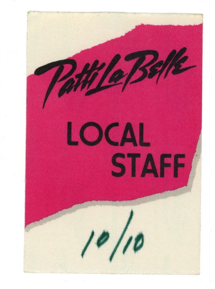 Patti La Belle Local Staff Vintage Backstage Pass