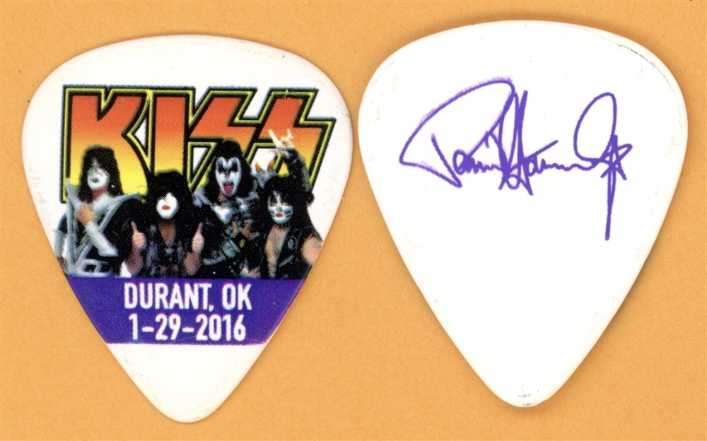 KISS Paul Stanley Vintage Guitar Pick - 2016 Durant, OK Freedom to Rock Tour