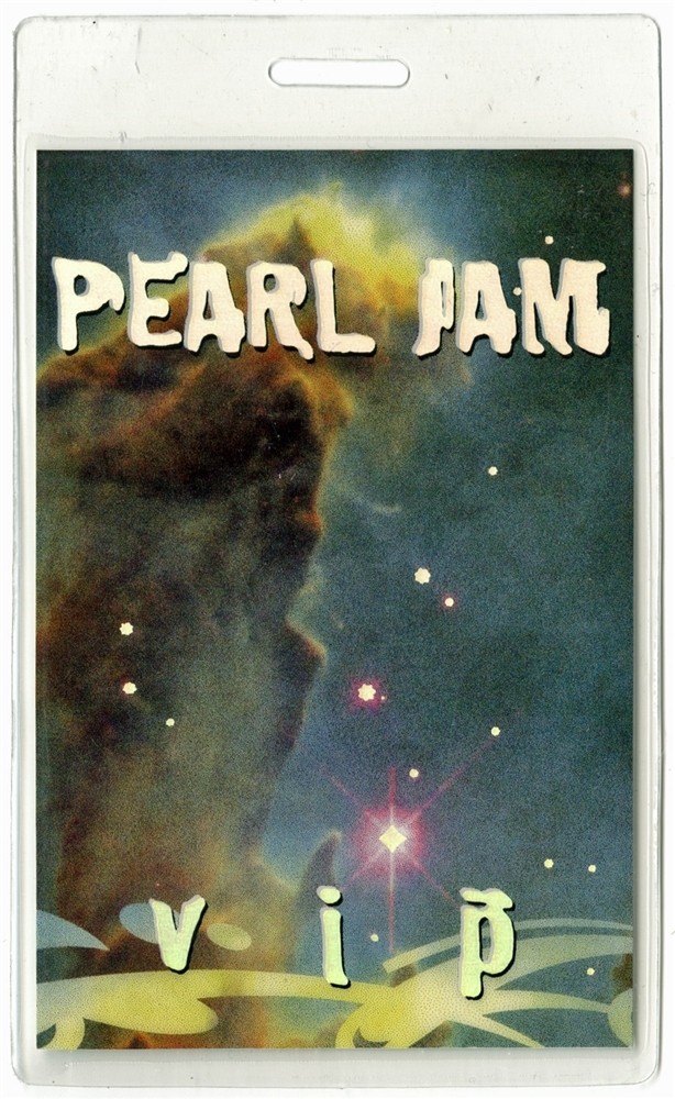 Pearl Jam 2000 Binaural Concert Tour VIP Laminated Backstage Pass