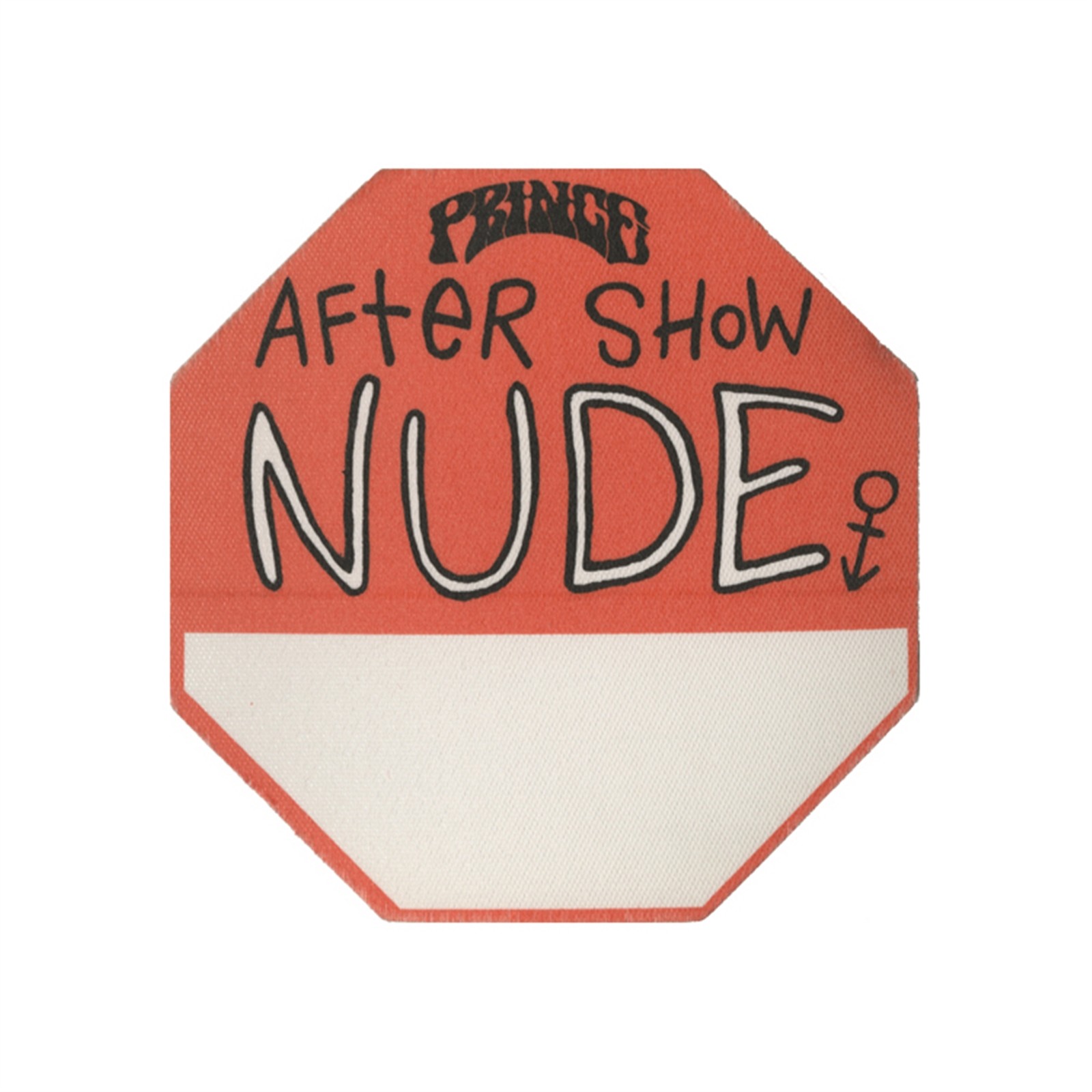 Prince 1990 Nude Concert Tour Aftershow Backstage Pass