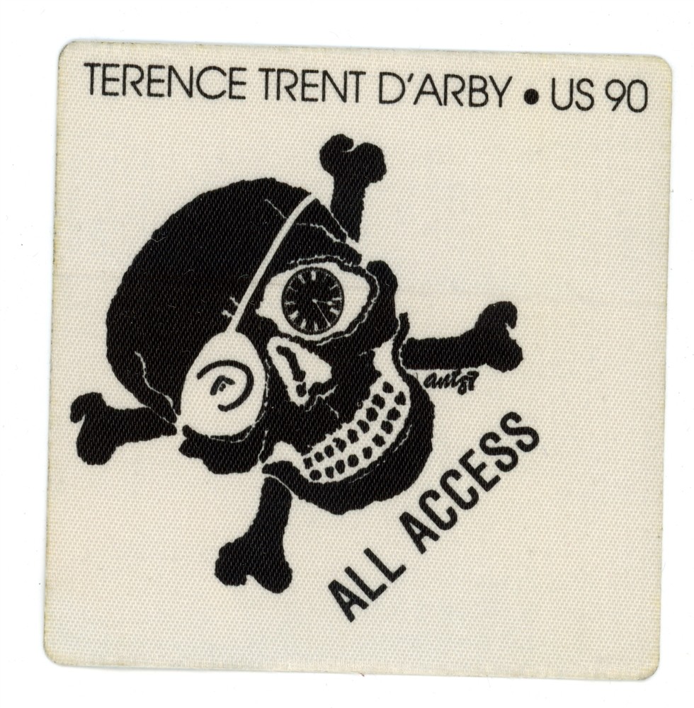 Terence Trent D'arby All Access Vintage Backstage Pass - 1990 World Tour