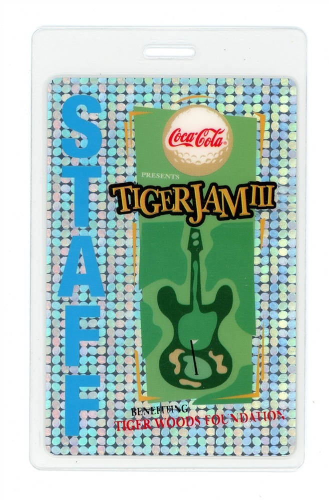 Tiger Jam III STAFF BON JOVI Laminated Backstage Pass