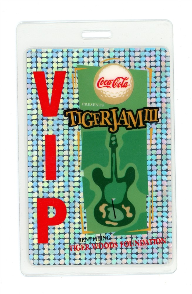 Tiger Jam III VIP BON JOVI Laminated Backstage Pass